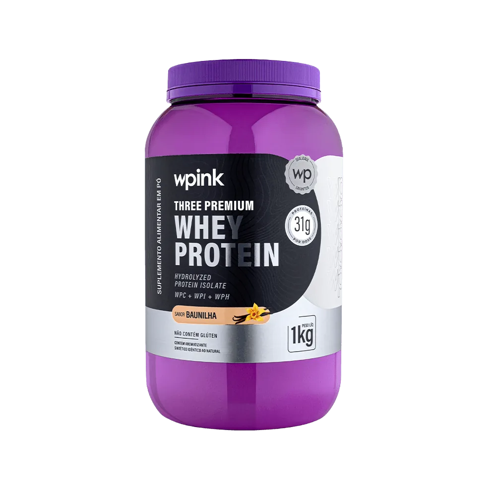 three premium whey protein baunilha 3W - (1kg) - wp
