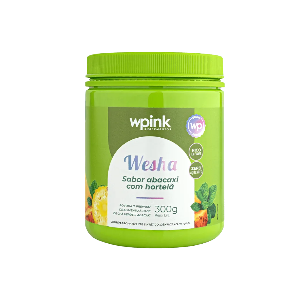 wesha chá verde e abacaxi - 300g - wp